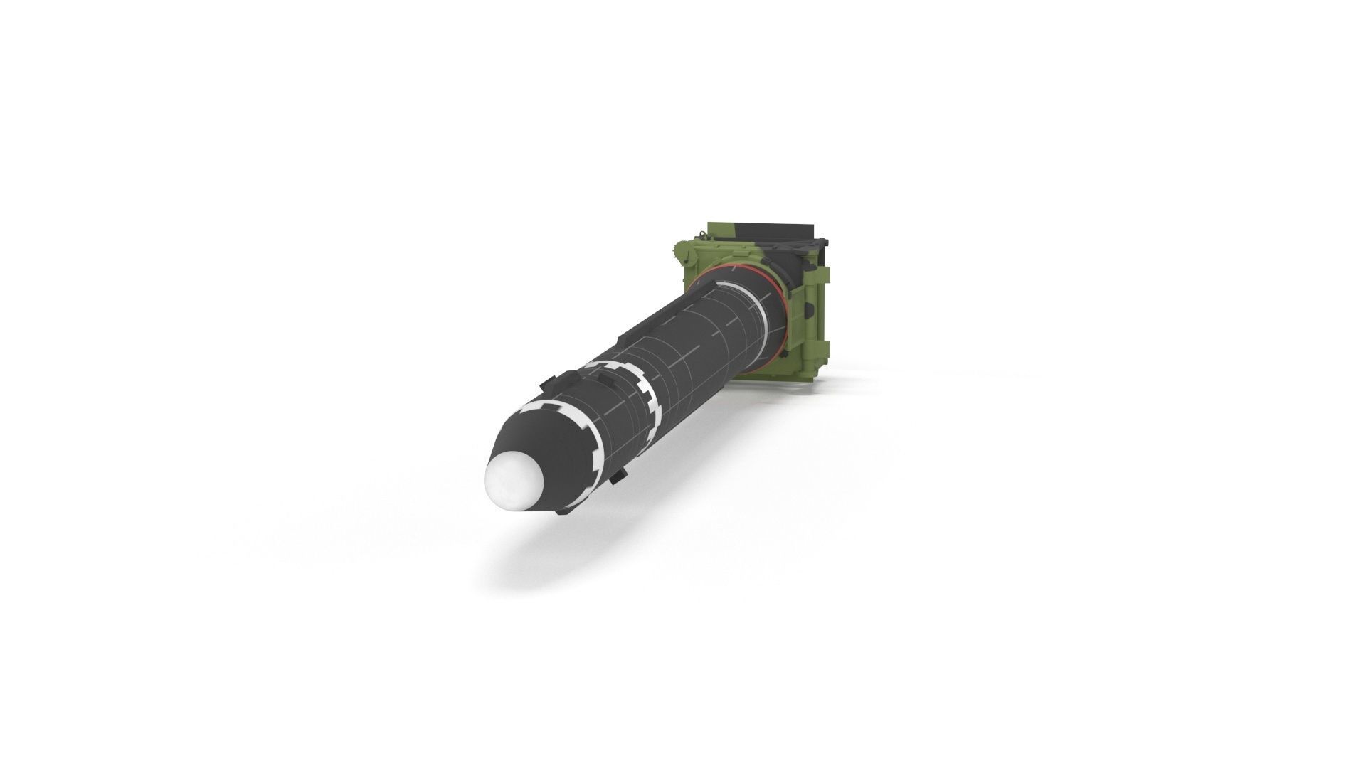Hwasong-15 Intercontinental Ballistic Missile 3D model_20