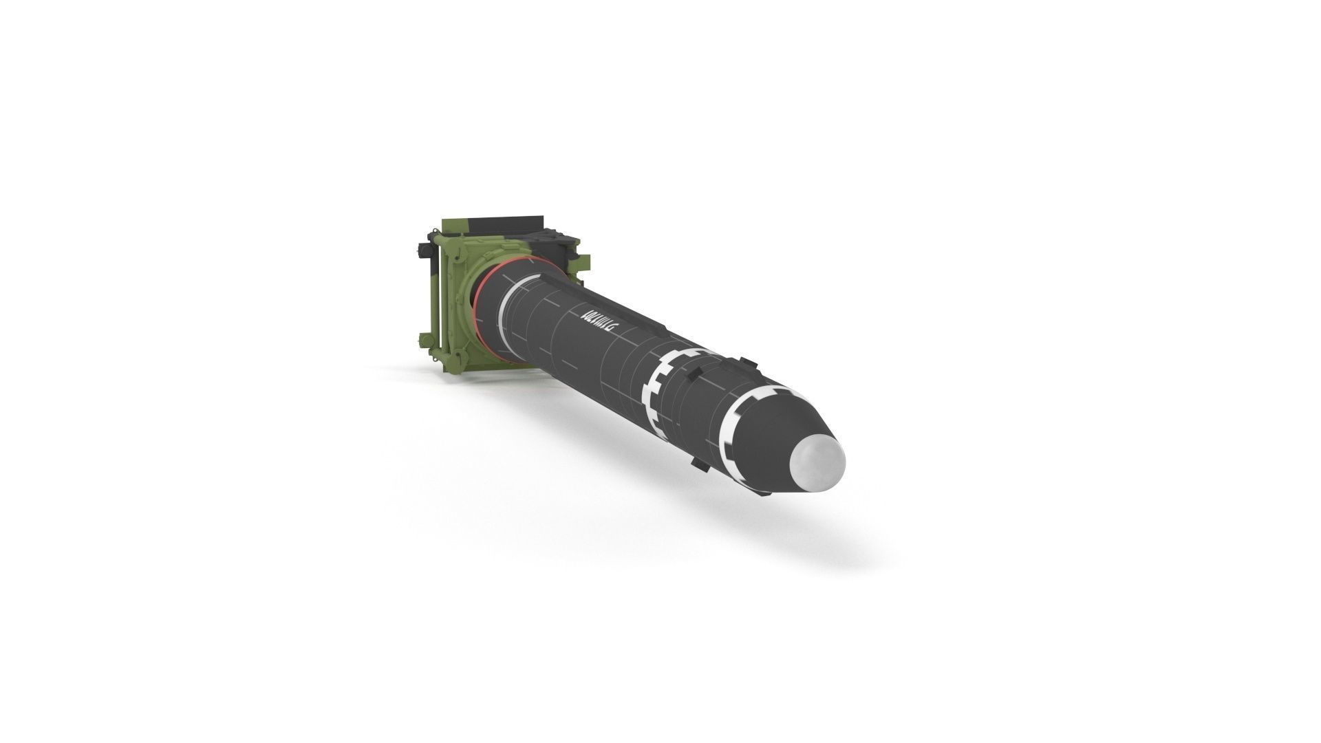 Hwasong-15 Intercontinental Ballistic Missile 3D model_21