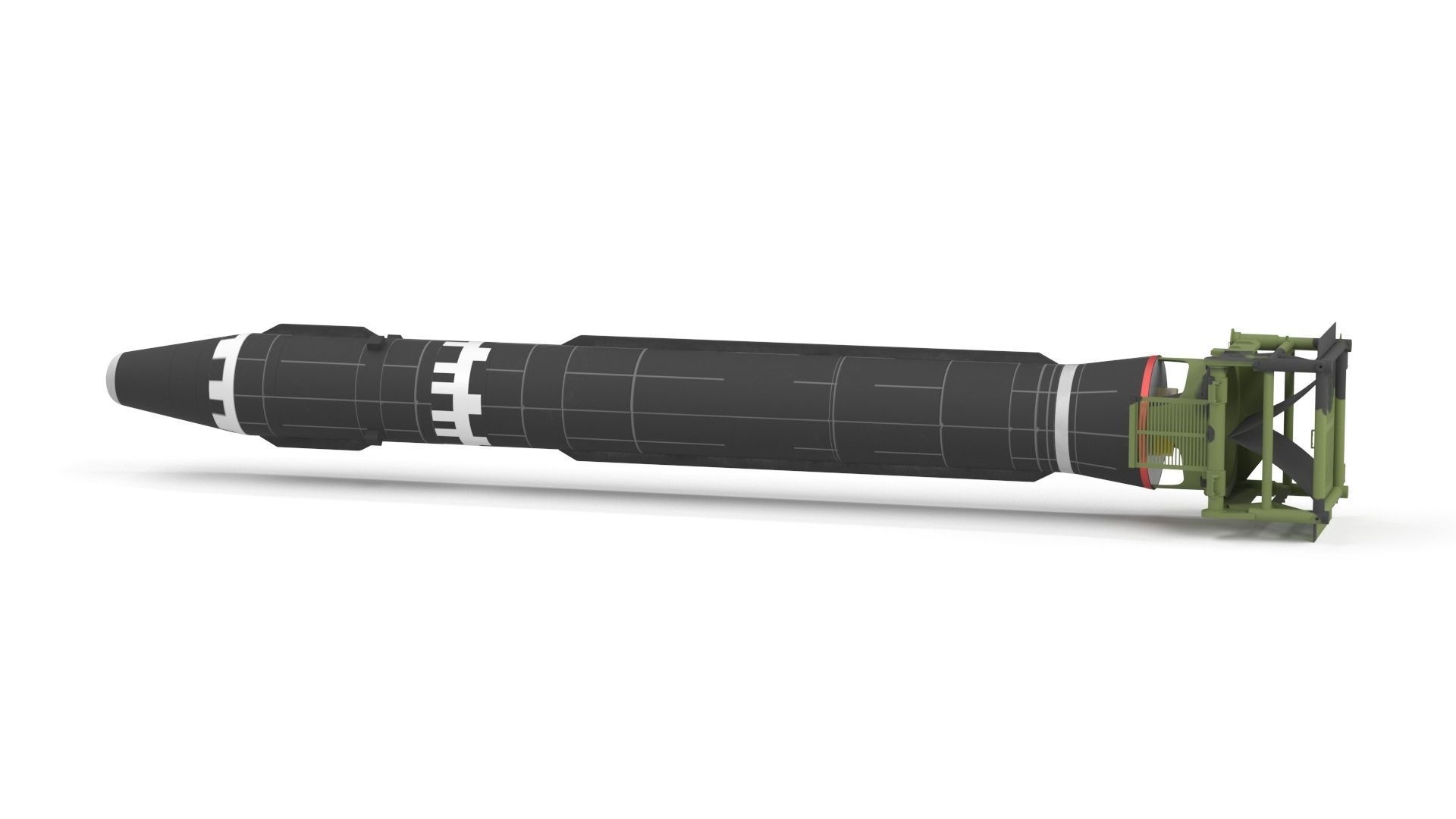 Hwasong-15 Intercontinental Ballistic Missile 3D model_15