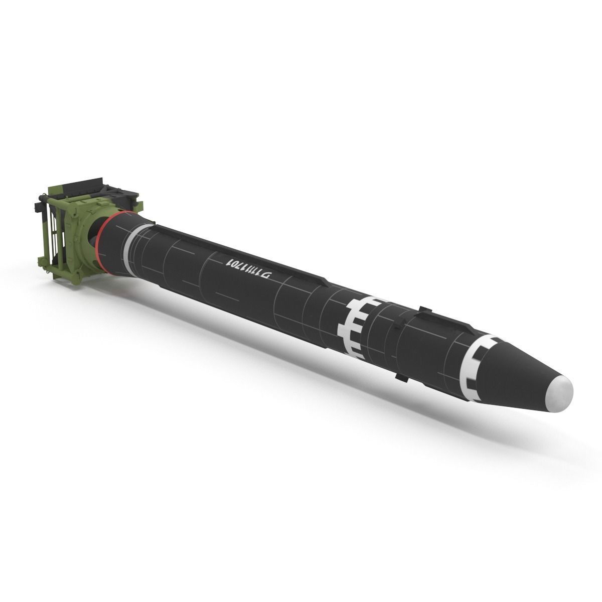 Hwasong-15 Intercontinental Ballistic Missile 3D model_34