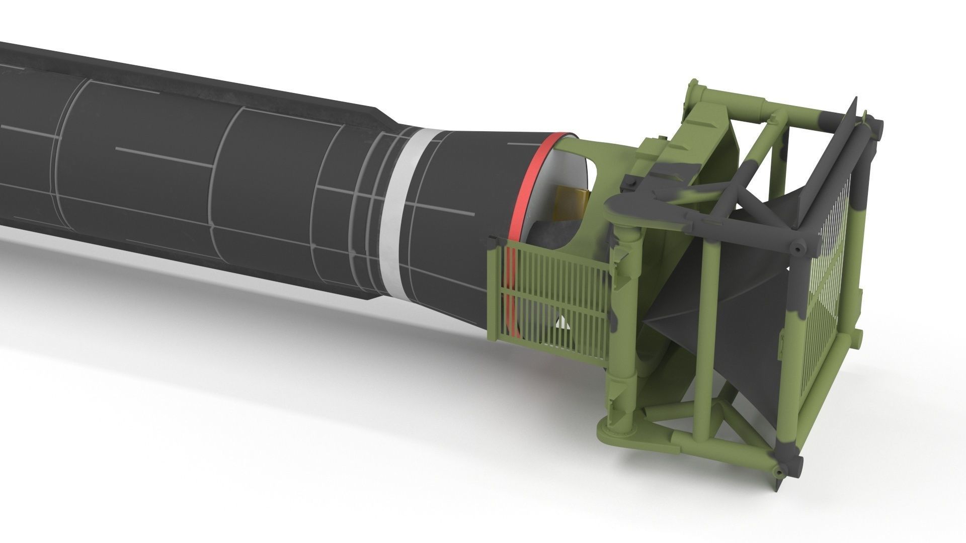 Hwasong-15 Intercontinental Ballistic Missile 3D model_3