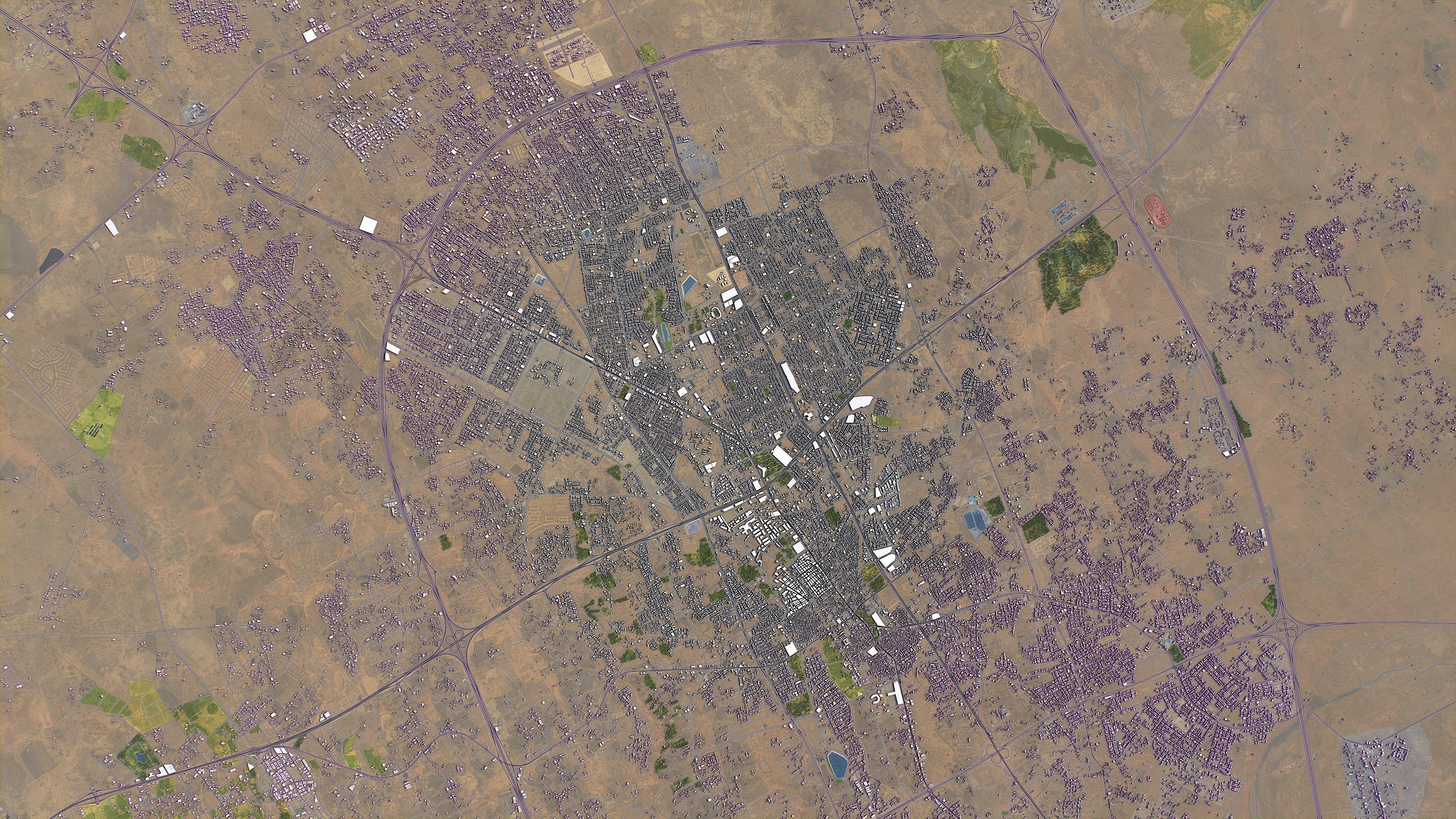 Buraydah Low-poly 3D model_12