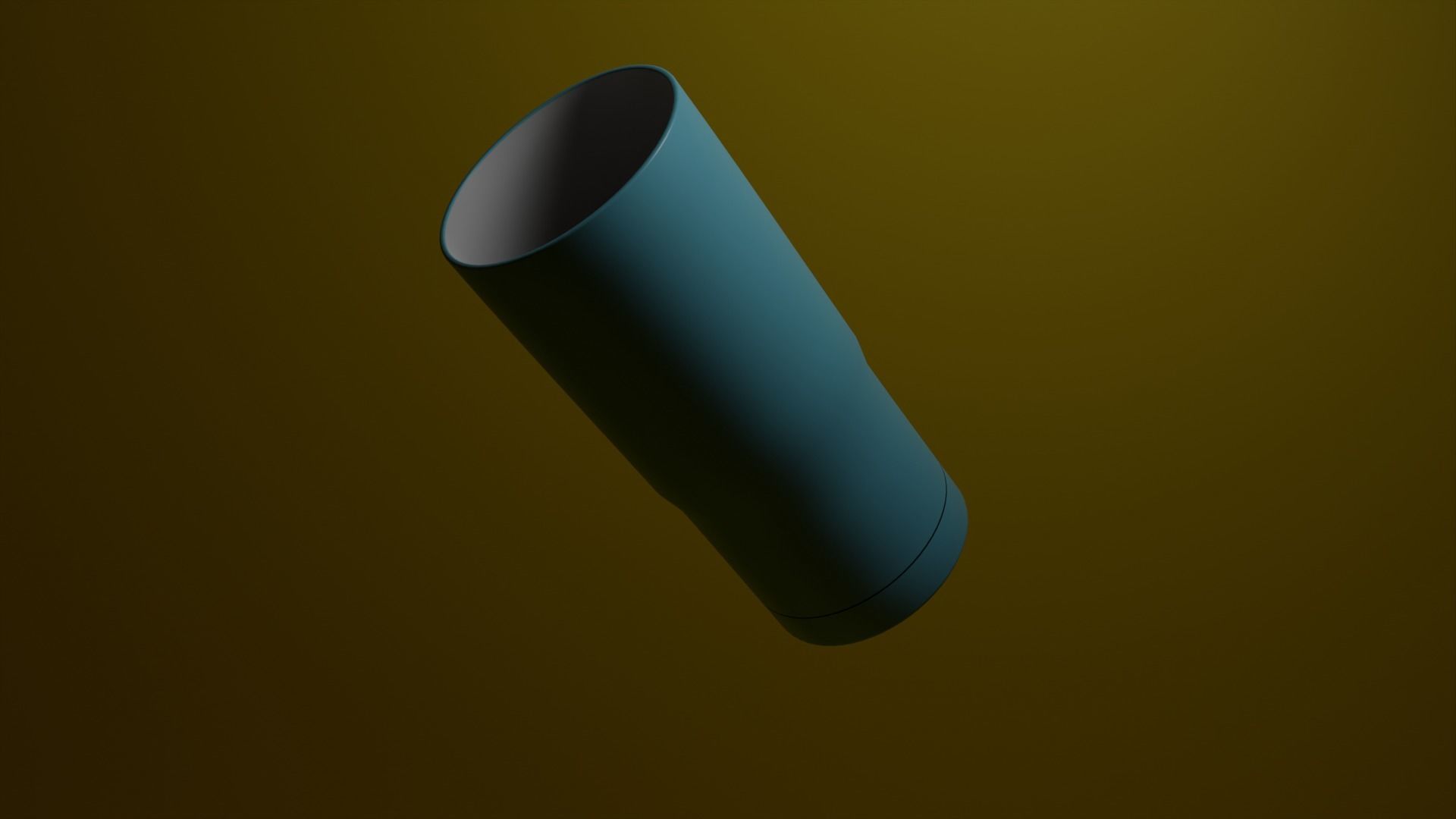 Glass Blue Free 3D model_1