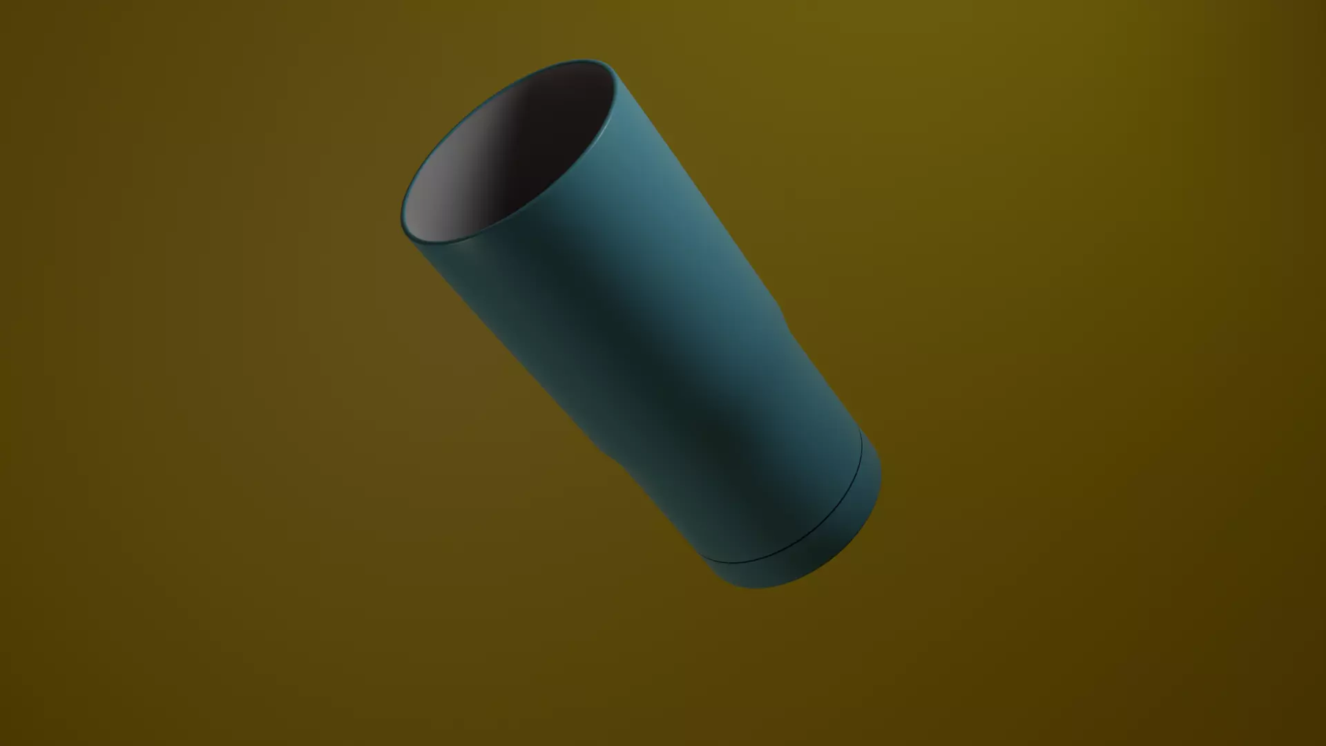 Glass Blue Free 3D model_0