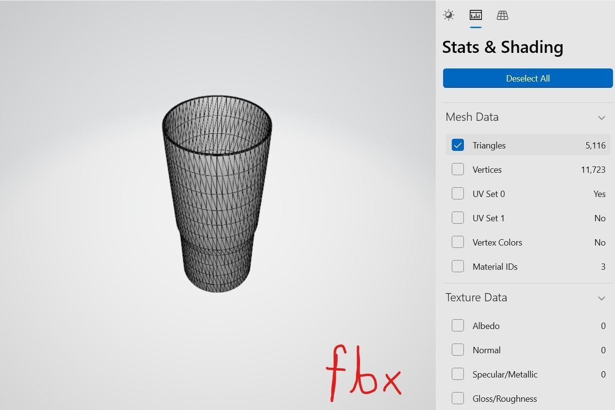Glass Blue Free 3D model_5