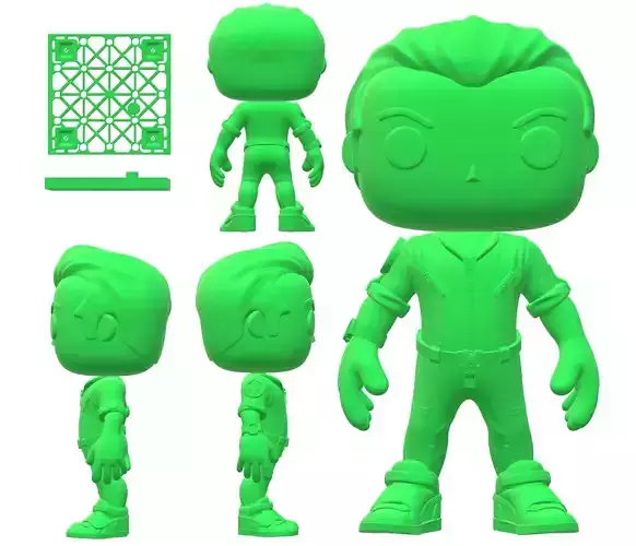 3D Print Model Funko Aliens Bishop Funko Colonial Marine USCM