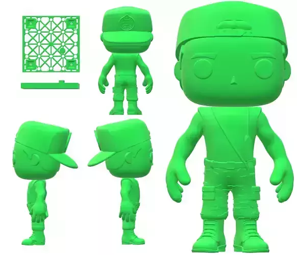 3D Print Model Funko Aliens Hudson Funko Colonial Marine USCM