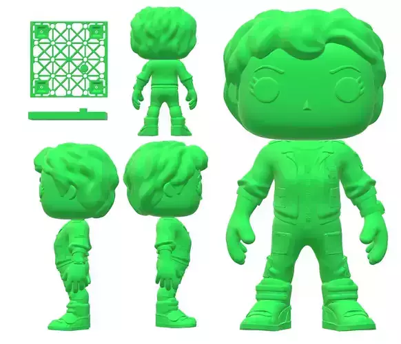 3D Print Model Funko Aliens Ripley Funko Colonial Marine USCM