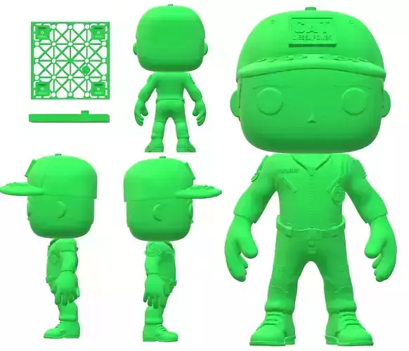 3D Print Model Funko Aliens Spunkmeyer Colonial Marine USCM