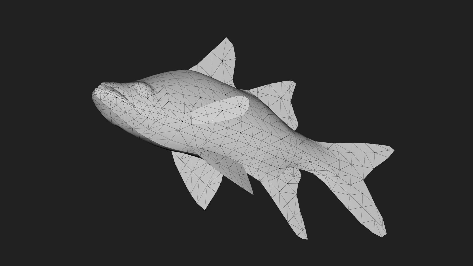 Snook Low-poly 3D model_3