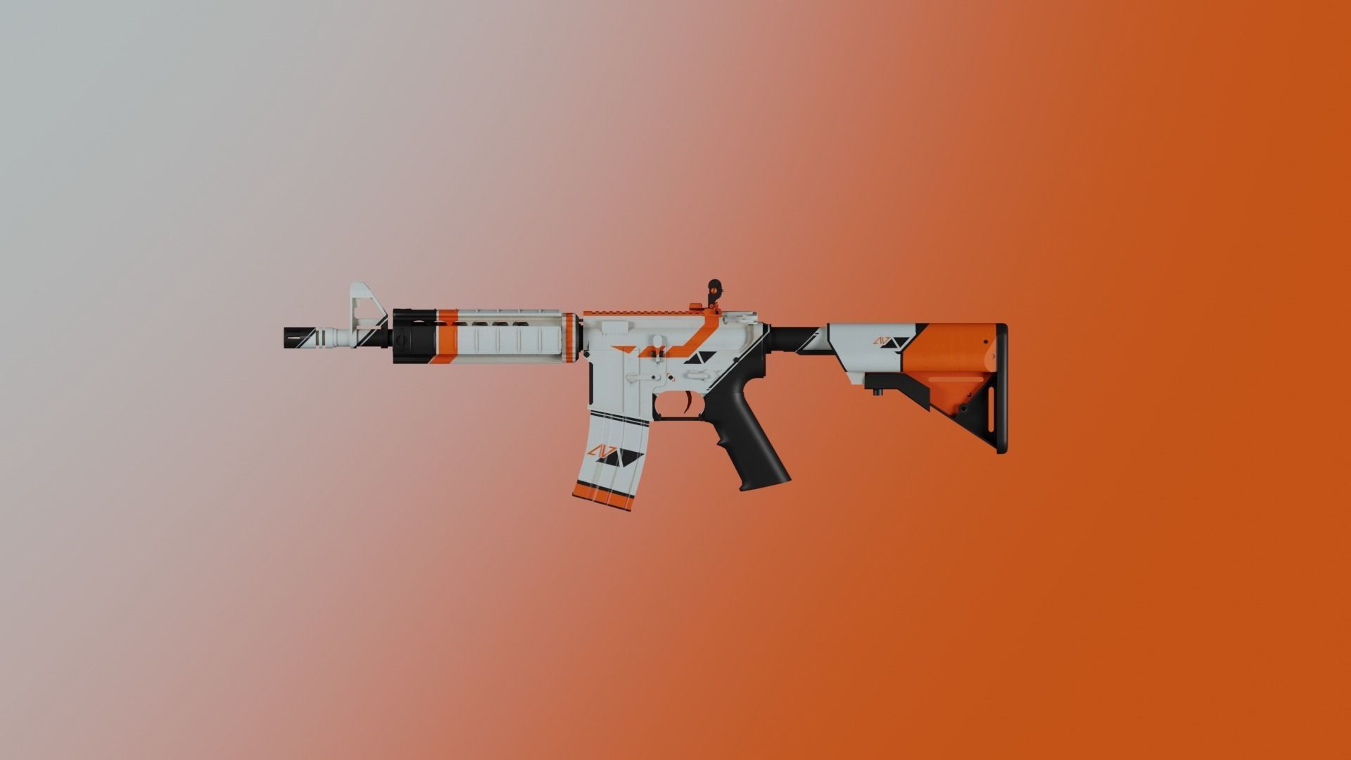 CS2 Asiimov Collection 3D model_6