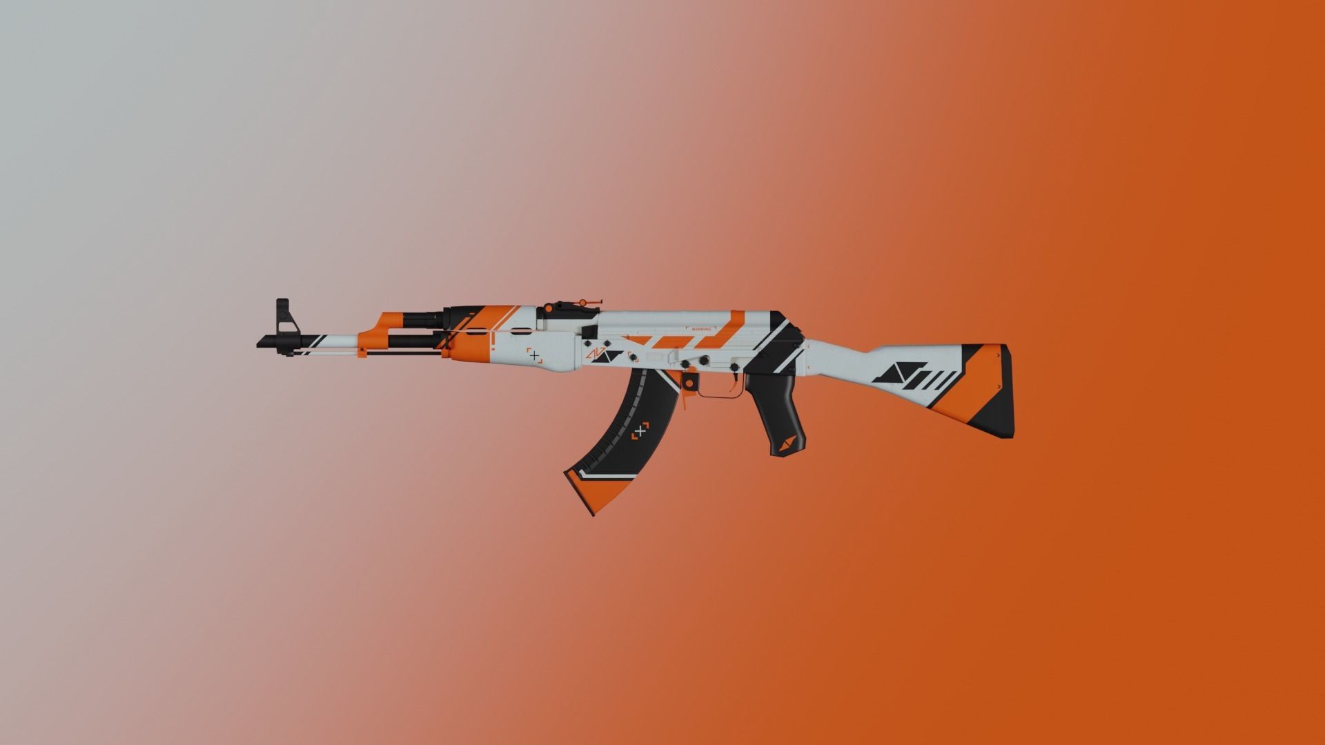 CS2 Asiimov Collection 3D model_4