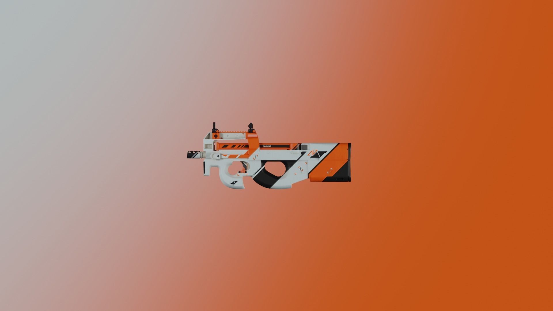 CS2 Asiimov Collection 3D model_7