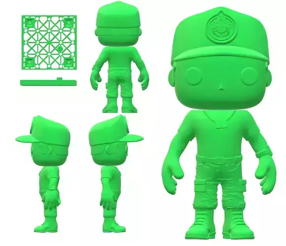 3D Print Model Funko Aliens Weirzbowski Colonial Marine USCM