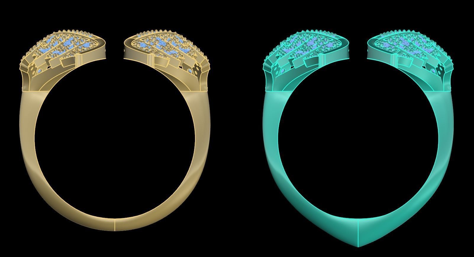 Stephen Webster Open Wing Ring 3D print model_15