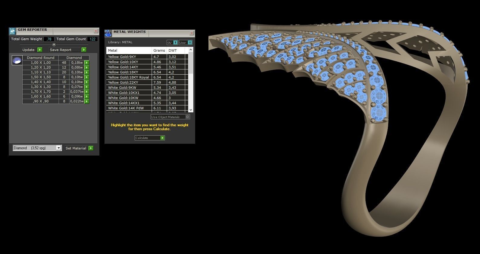 Stephen Webster Open Wing Ring 3D print model_10