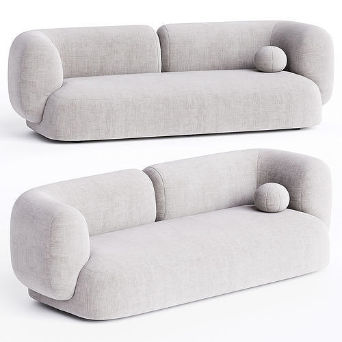 Hug sofa Low-poly 3D model