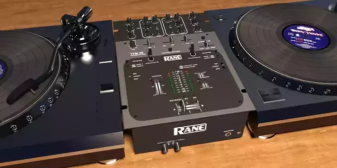 Rane TTM56i Mixer 3D model