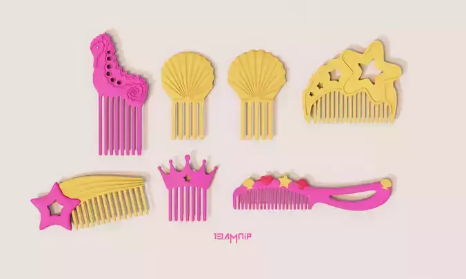 Barbie Combs 3D print model