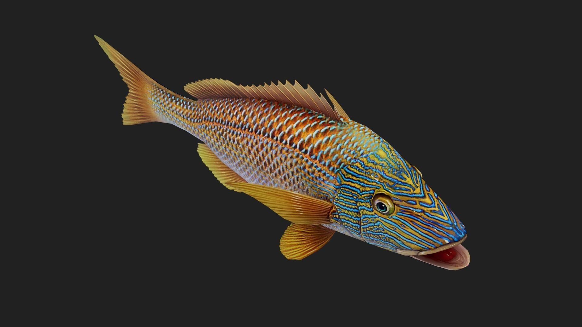 Grunt Low-poly 3D model_2