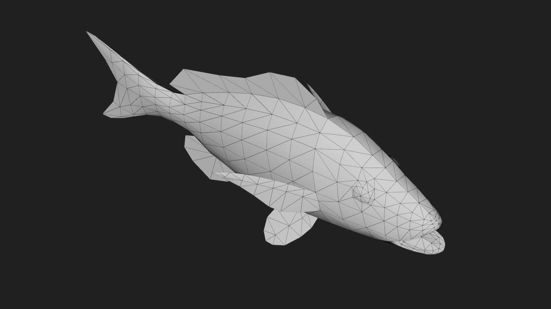 Grunt Low-poly 3D model_3