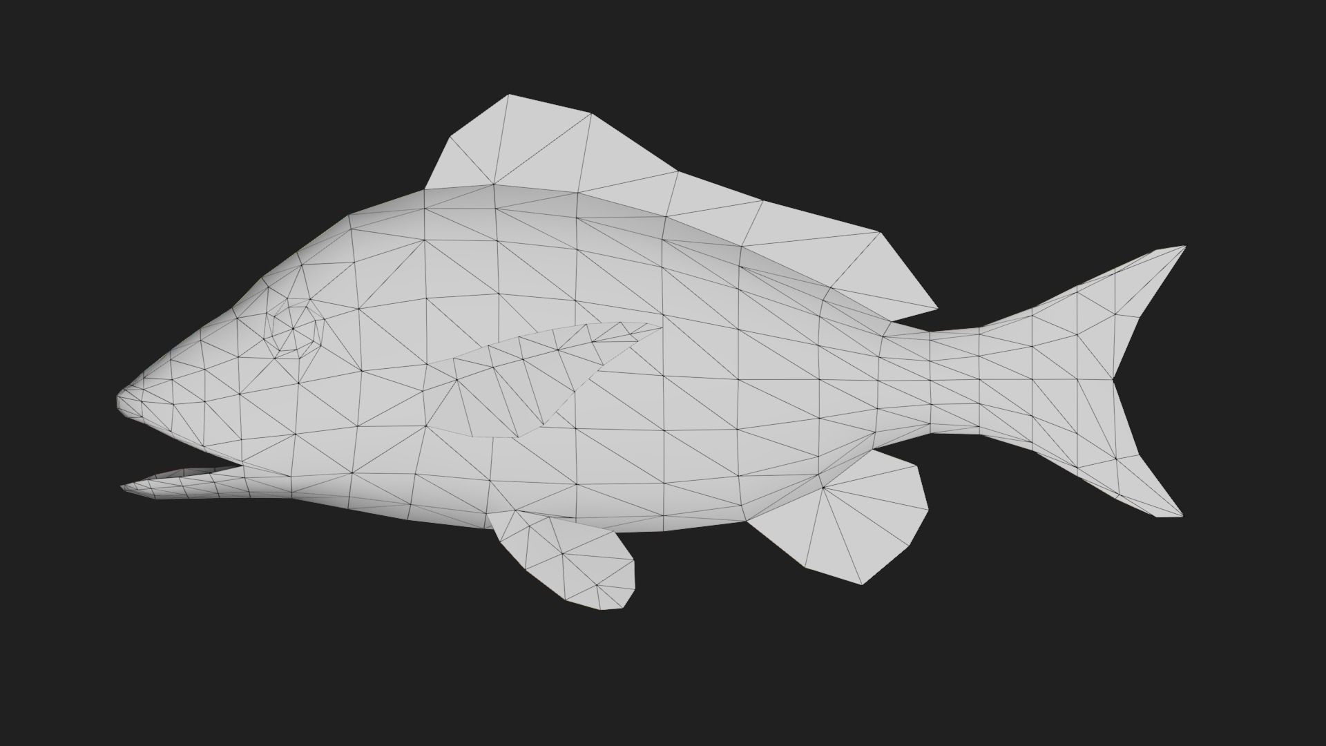 Grunt Low-poly 3D model_1