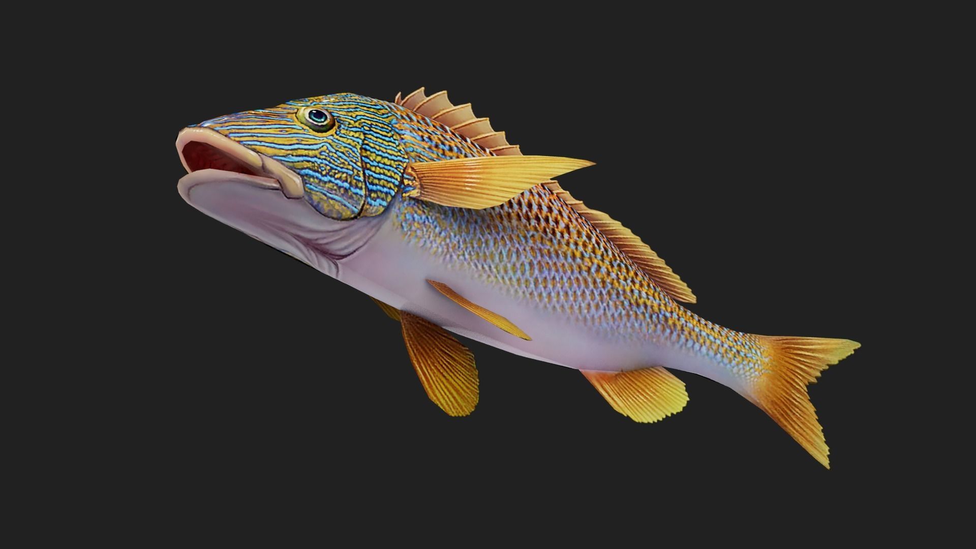 Grunt Low-poly 3D model_4