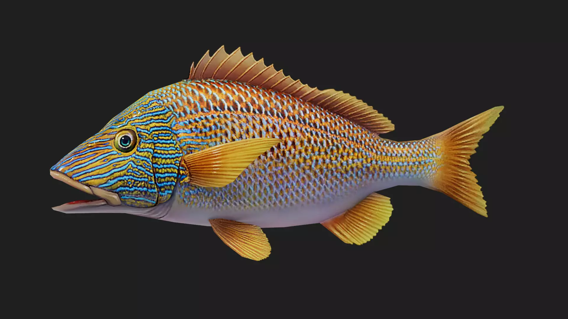 Grunt Low-poly 3D model_0