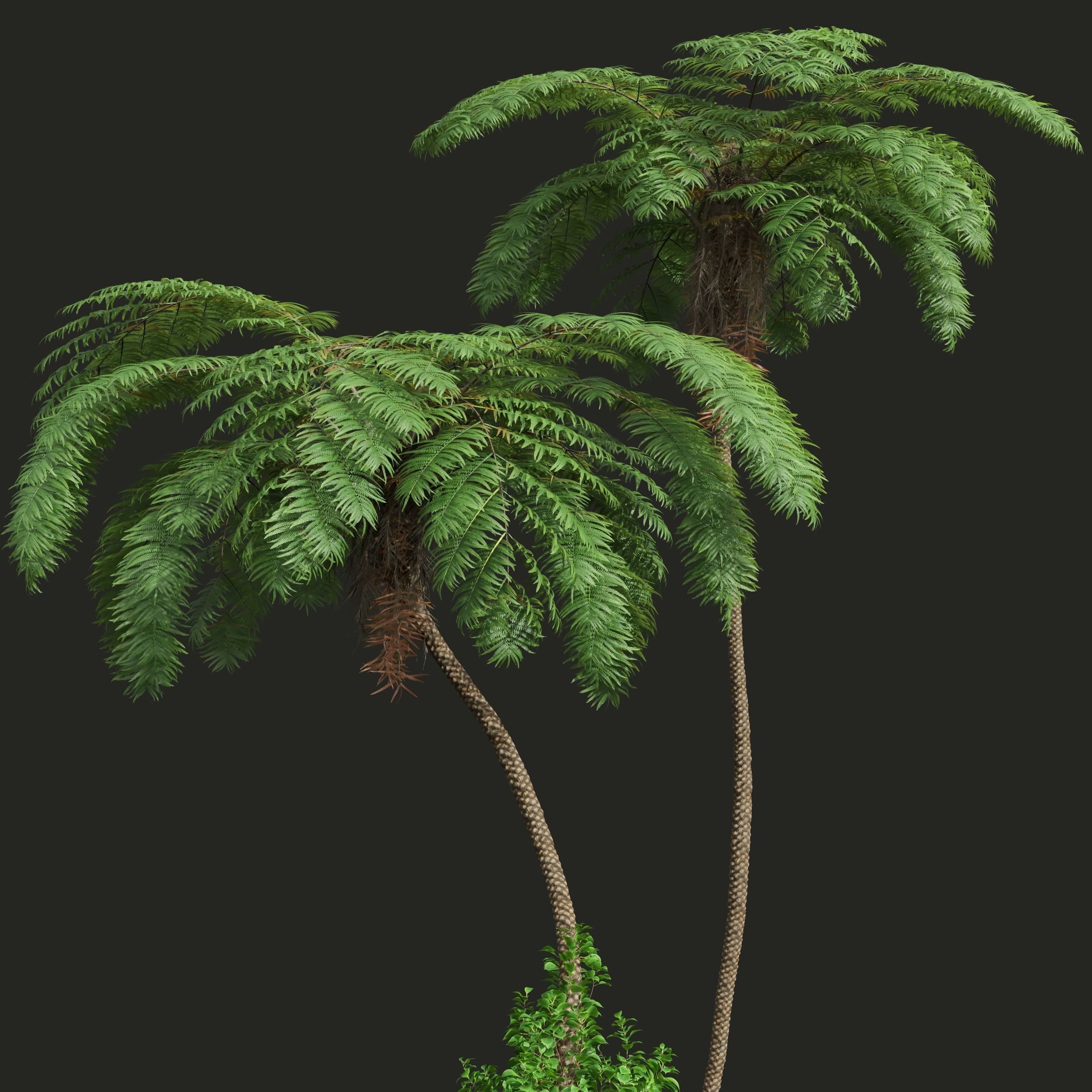 5 Different SETS of Tree SET VOL31 3D Model Collection_10