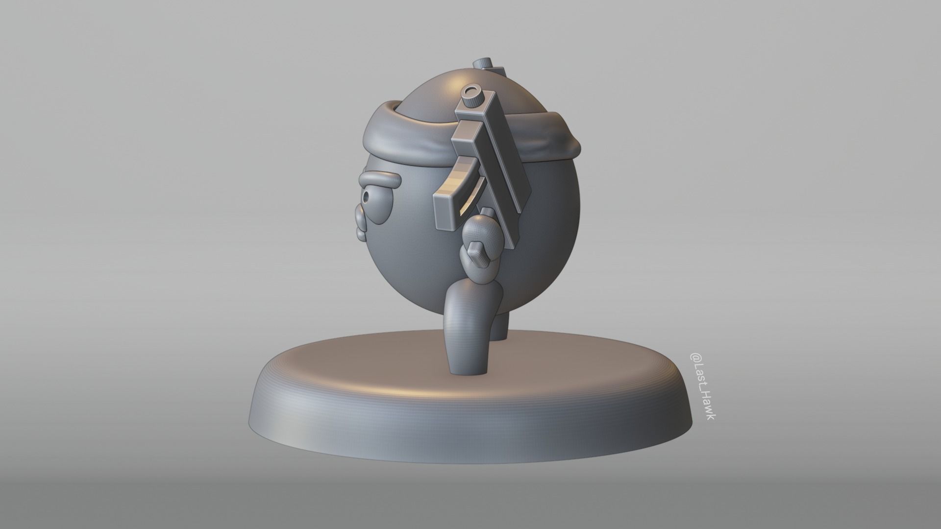 Brotato with SMGs 3D print model_9