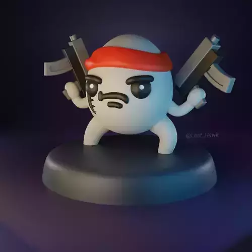 Brotato with SMGs 3D print model