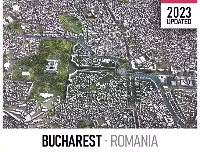 Bucharest - 3D City