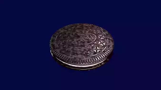 Oreo cookie 3D model