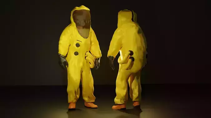 HAZMAT SUIT PBR 3D model