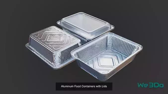 Cake Container Pack - Low Poly 6