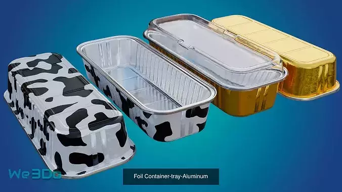 Cake Container Pack - Low Poly 4