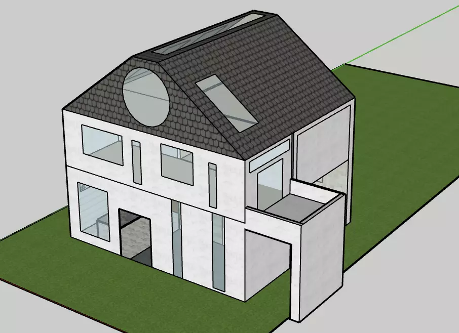 big house 3D print model_0