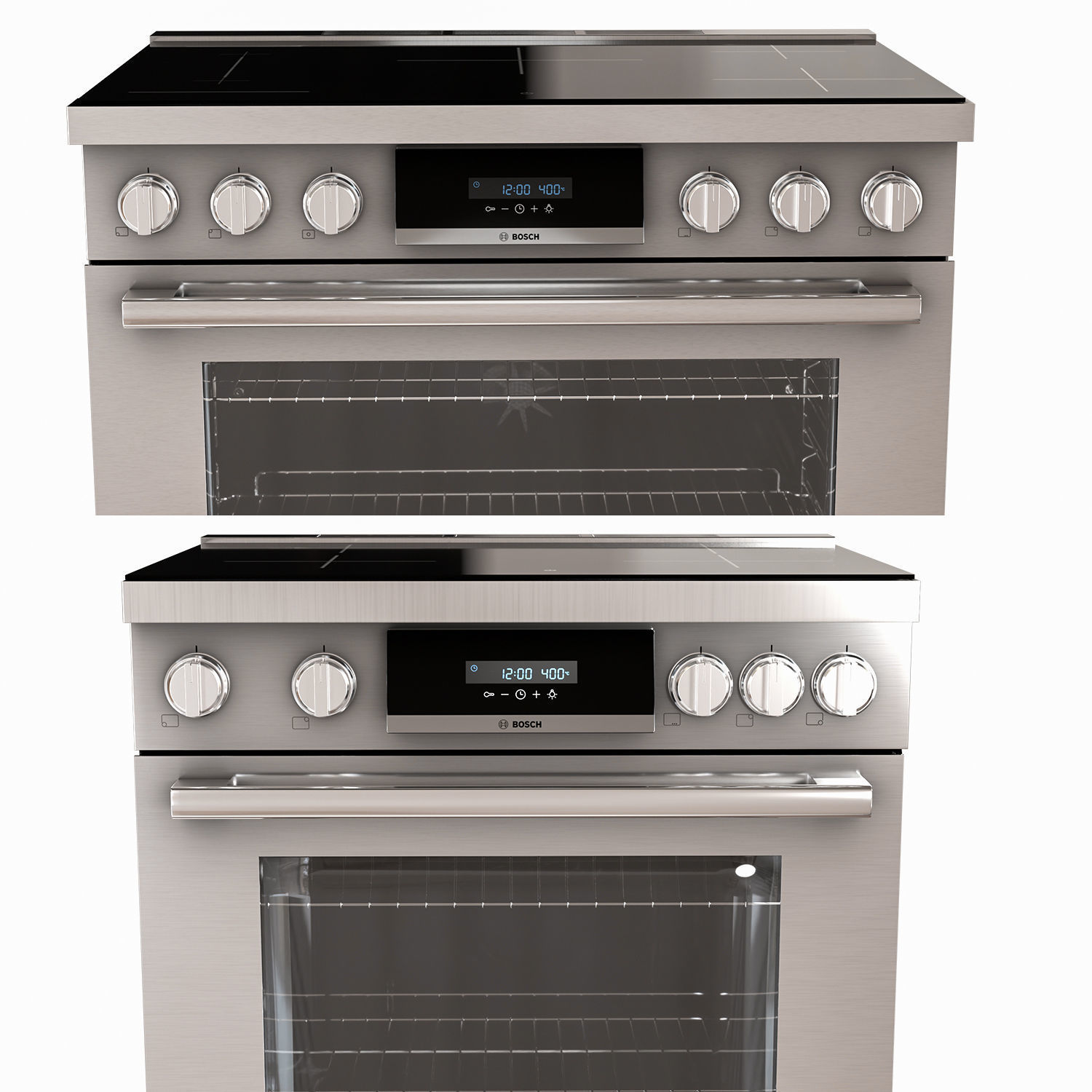 BOSCH HIS8655U and HIS8055U also with door opened 3D model_3