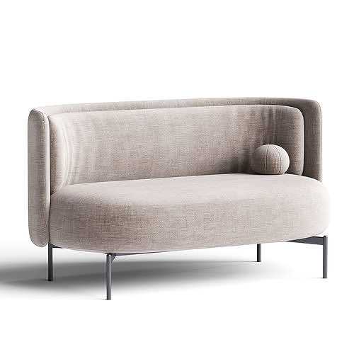 JOE SOFA LOW Low-poly 3D model