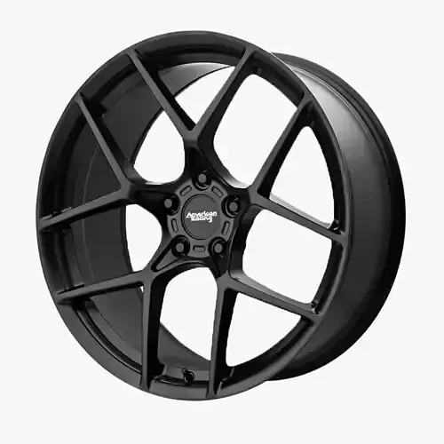 American Racing AR924 Crossfire Wheel Satin Black Low-poly 3D model