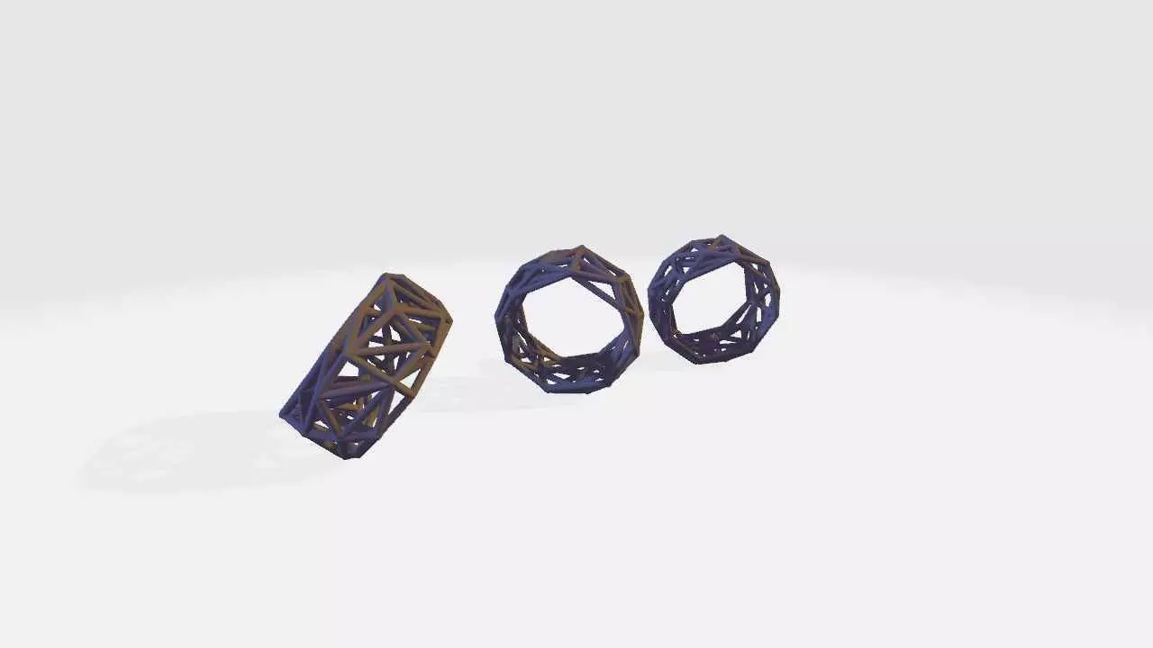 Ring Mono unfilled 3D model_0