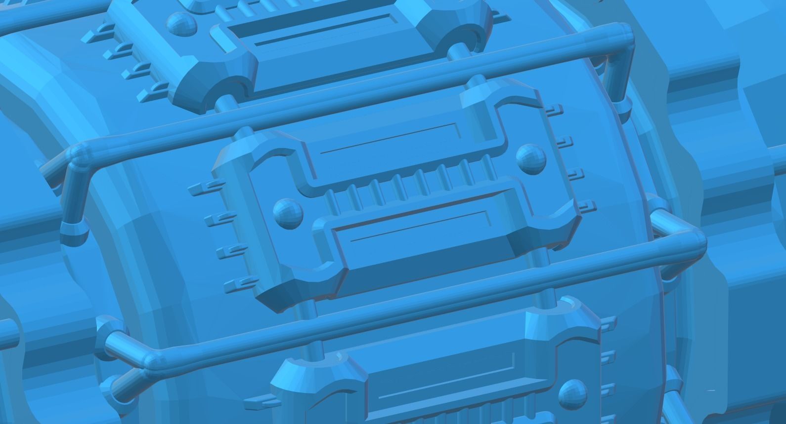 MG1-082023 Sci-fi Generator  3D print model_3