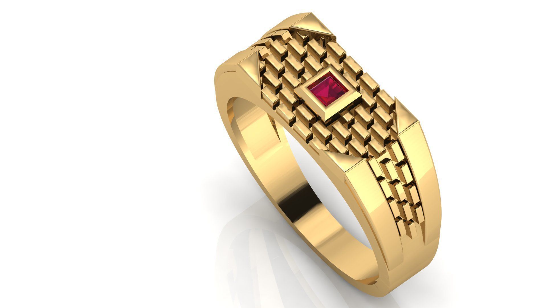 HIGHLY SOLD TEXTURE GENTS RING  3dm stl obj mtl  3D print model_7