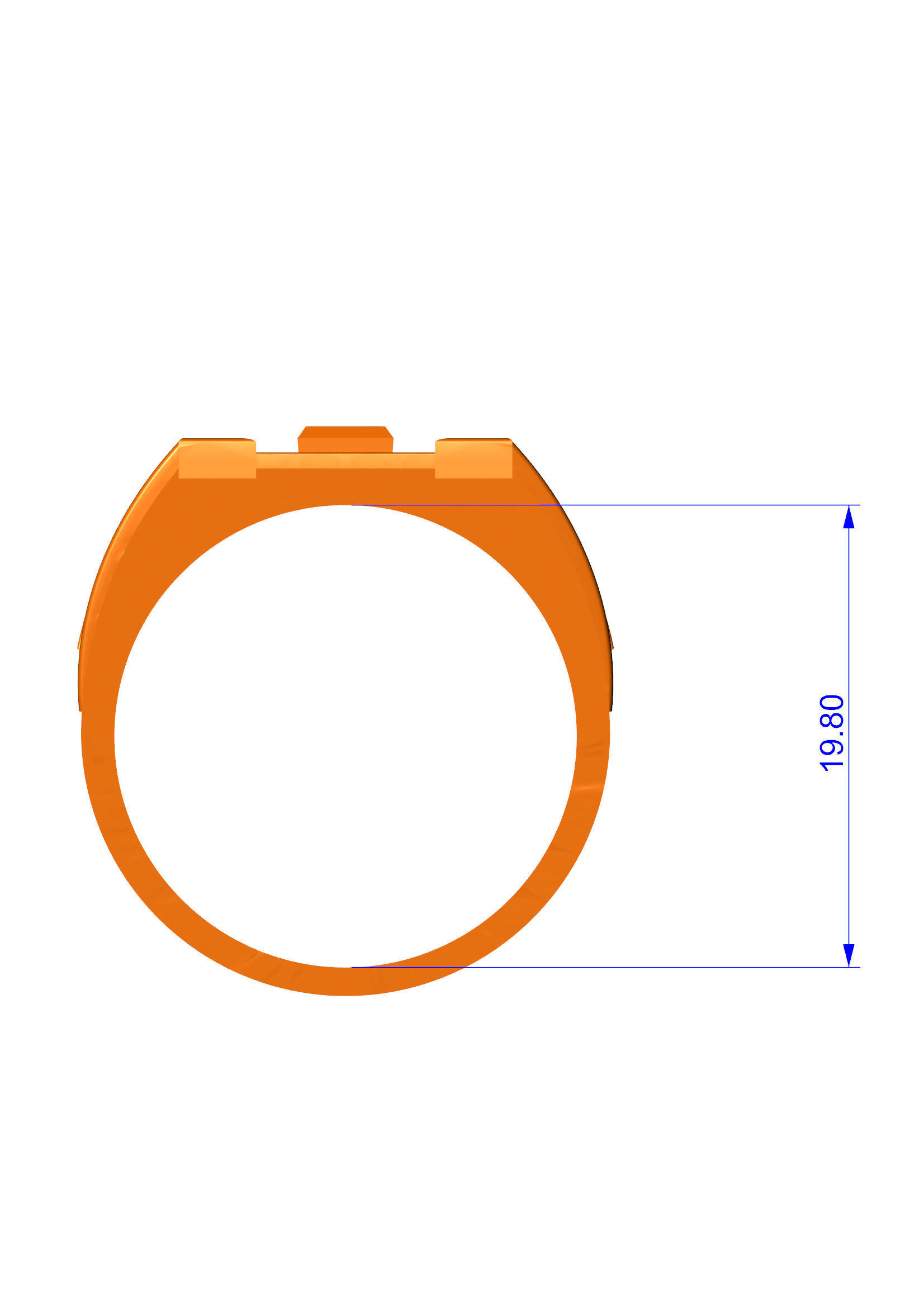 HIGHLY SOLD TEXTURE GENTS RING  3dm stl obj mtl  3D print model_2