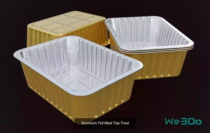 Foil Container Pack - Low Poly 4