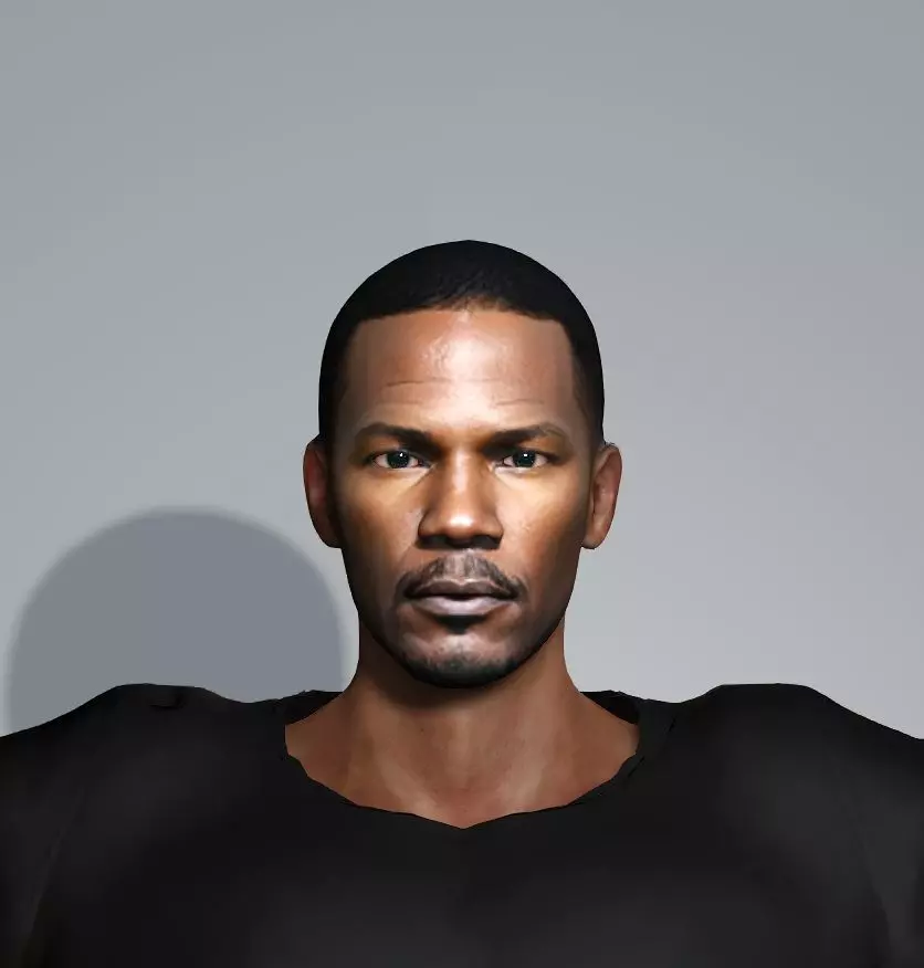 Actor Jamie Foxx 3D model