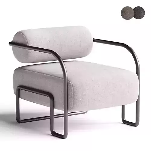 KELLY WEARSTLER chair Ardent Low-poly 3D model