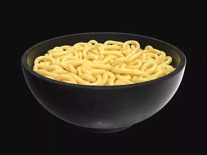 Bowl of Noodles 3D model 3