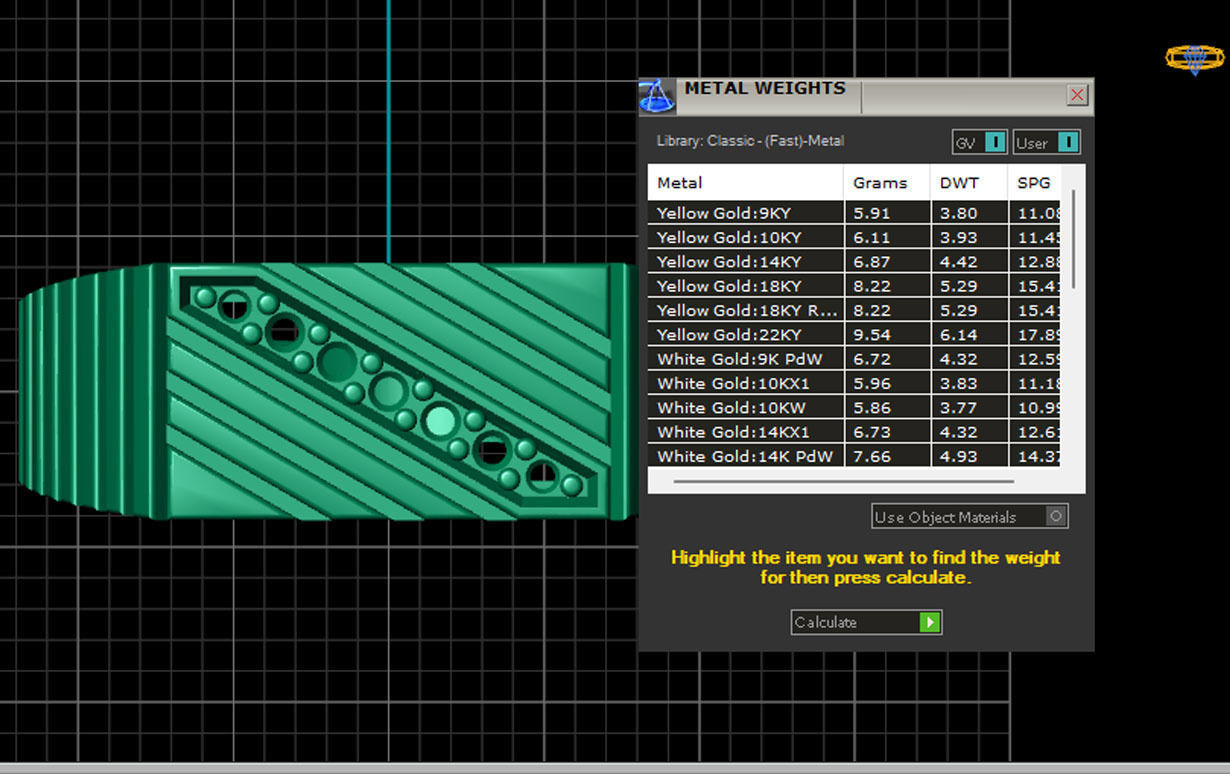 TOP UNIQUE DIAMOND GENTS RING  3dm stl obj mtl  3D print model_6