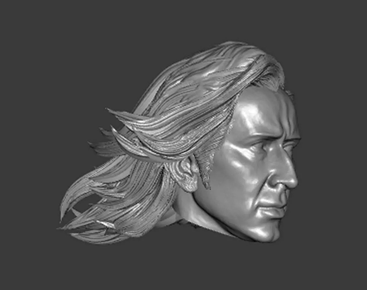 DC SUPERMAN NICOLAS CAGE THE FLASH HEADSCULPT 3D print model_1